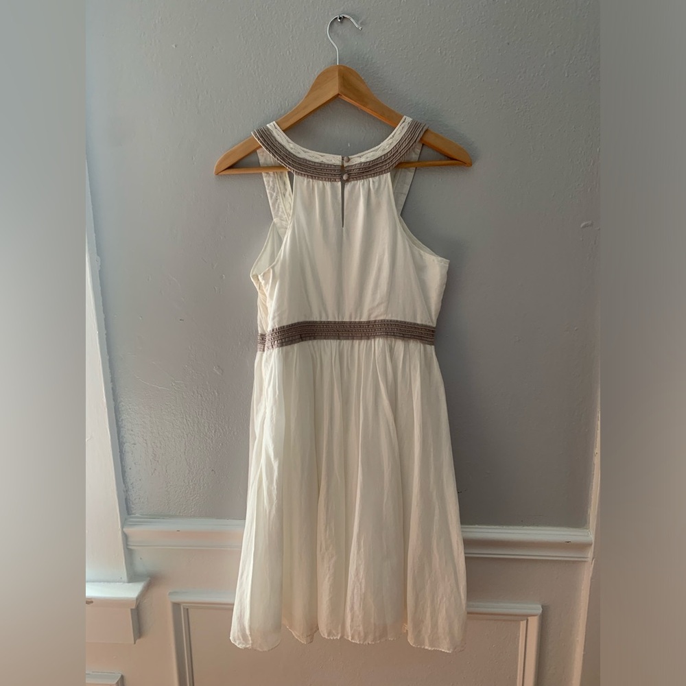 green emerald velvet dress Anthropologie Floreat Persephone Embroidered Short Sleeve Top Green XS